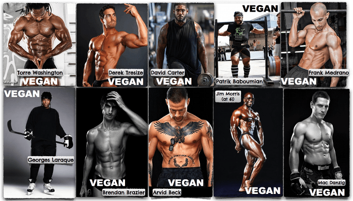 Fisioculturistas Veganos