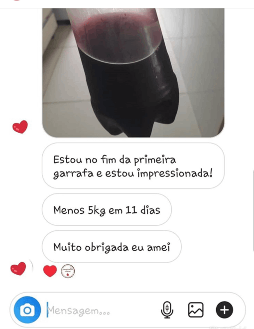 Fórmula Emagrecer de Vez Chaa Seca Tudo Depoimento 2