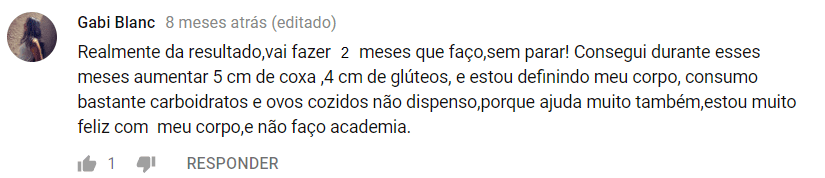 GLÚTEOS AO EXTREMO - MBN depoimento 2