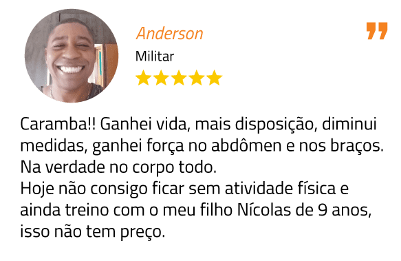 Depoimentos de Alunos do Curso Corpo de Atleta depois dos 40 anos