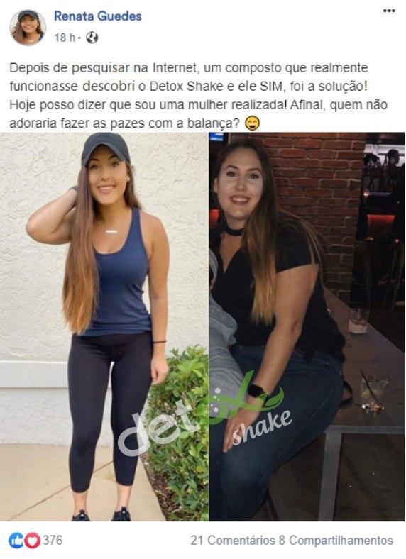 Detox Shake perca peso