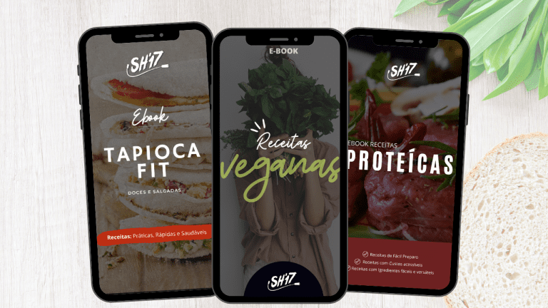 Módulo 03: BÔNUS: 3 E-BOOKS DE RECEITAS SAUDÁVEIS