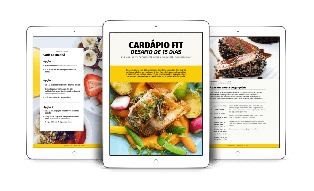 CARDÁPIO FIT - DESAFIO DE 15 DIAS