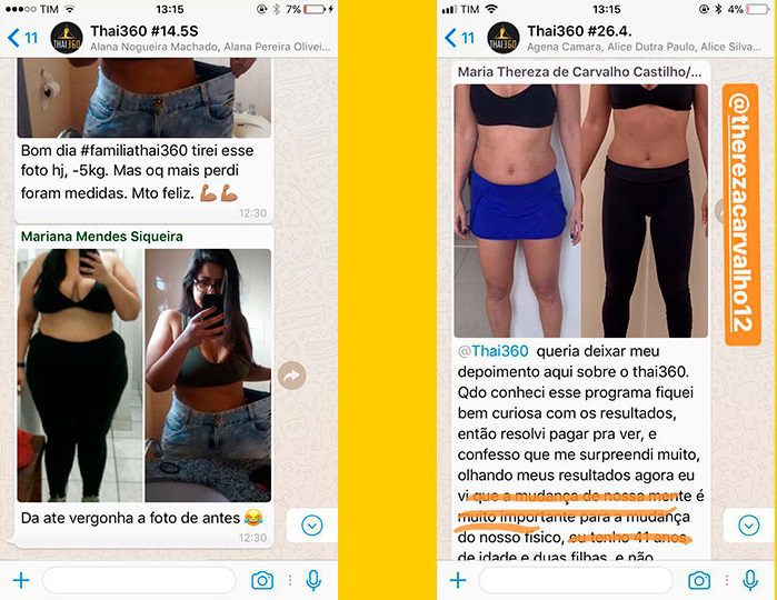 Thai360 Antes e Depois