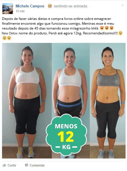 new detox resultado antes e depois