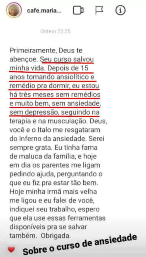 Curso Prático de Nutrição e Suplementação X Ansiedade e Sobrepeso